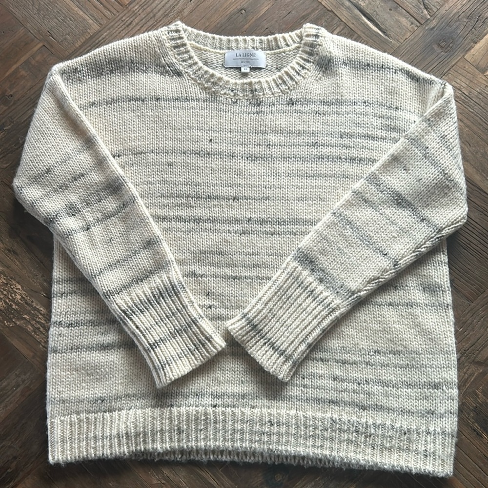 La Ligne Womens Mélange Marin Sweater